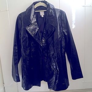 Beautiful Leather Halogen trench coat